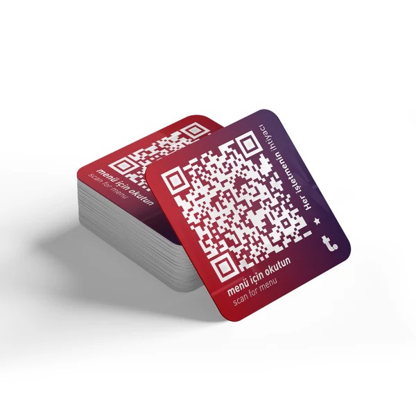 QR Menü UV baskı